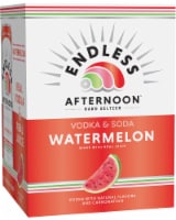 Endless Afternoon Watermelon Vodka & Soda Cocktail