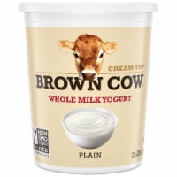 Brown Cow® Cream Top Plain Whole Milk Yogurt Tub