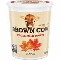 Brown Cow Cream Top Whole Milk Yogurt, Maple Perspective: Main
