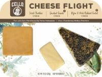 Cello Irish Cheddar Chipotle Gouda & Herb Rubbed Fontina Cheese Flight Perspective: Main