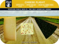 Cello Copper Kettle Parmesan Pepper Jack & Dill Rubbed Fontina Cheese Flight Perspective: Main