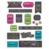 Teacher Created Resources TCR5575 Chalkboard Brights Positive Sayings Mini Bulletin Board Set