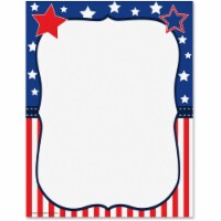 Teacher Created Resources Patriotic Computer Paper 8-1/2 x11  50SH/PK RD/WE/BE 5894