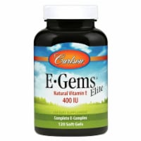 Carlson E-Gems Elite Natural Vitamin E Soft Gels 400IU