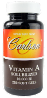 Carlson Vitamin A Solubilized Soft Gels