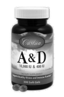 Carlson Vitamins A & D Soft Gels