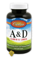 Carlson Vitamins A & D Soft Gels