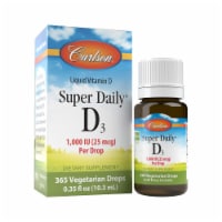 Carlson Super Daily D3 Dietary Supplement 1000 IU Perspective: Main