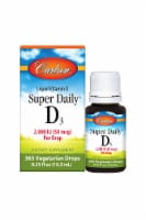 Carlson Super Daily D3 Liquid Vitamin D Dietary Supplement 2000 IU