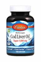 Carlson Super Cod Liver Oil Soft Gels 1000mg