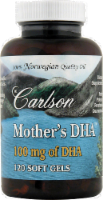 Carlson Mother's DHA 100mg Softgels Perspective: Main