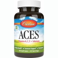 Carlson Aces Anitoxidants Vitamins A C & E Soft Gels