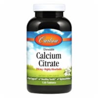 Carlson Chewable Calcium Citrate 250 mg 120 Tabs