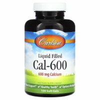 Carlson Liquid Filled Cal-600 600 mg - 100 Soft Gels