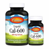 Carlson Liquid Cal-600 600 mg 100+30 Sgels