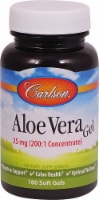 Carlson Aloe Vera Gel Softgels 25mg Perspective: Main