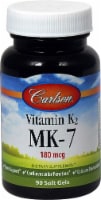Carlson Vitamin K2 MK-7 Soft Gels 180mcg