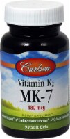 Carlson Vitamin K2 MK-7 Soft Gels 180mcg Perspective: Main
