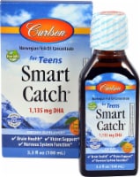 Carlson Smart Catch for Teens Orange Flavor Fish Oil Concentrate 1135mg Perspective: Main