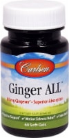 Carlson Ginger ALL Soft Gels 80mg Perspective: Main