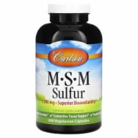 Carlson MSM Sulfur 1 000 mg - 300 Vegetarian Capsules
