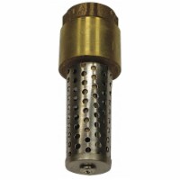 Campbell Foot Valve,Spring,Brass,1-1/2 FV-6TLF