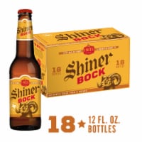 Shiner Bock American-style Amber Lager Craft Beer Perspective: Main