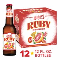 Shiner Ruby Redbird Fruited Lager Craft Beer Perspective: Main