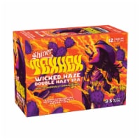 Shiner Tex Hex Wicked Haze Double Hazy IPA Craft Beer Perspective: Main