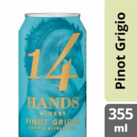 14 Hands Pinot Grigio Washington White Wine Can