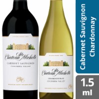Chateau Ste Michelle Cabernet Sauvignon and Chardonnay Washington Red and White Wine Perspective: Main