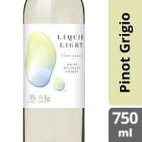 Liquid Light Pinot Grigio Washington Low Calorie Low Sugar Low Carb White Wine Perspective: Main