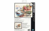 Dimensions Counted Cross Stitch Kit 14 X11 -Peaceful Lake House (14 Count)