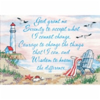 Dimensions Mini Stamped Cross Stitch Kit 7 X5 -Serenity Prayer