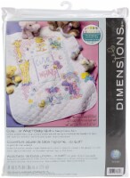Dimensions Baby Hugs Quilt Stamped Cross Stitch Kit 34 X43 -Cute...Or What?