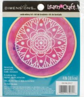 Dimensions Mini Embroidery Kit 4  Round-Mandala-Stitched In Thread
