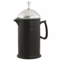 Chantal® Ceramic French Press with Stainless Steel Plunger and Lid - Matte Black Perspective: Main
