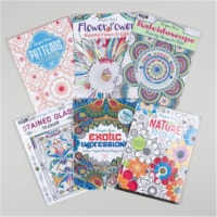 Kappa 1812 2 Assorted 32 Page Coloring Book Adult Random Design, Pack of 48 Perspective: Main