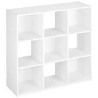 ClosetMaid® Stackable Cubeicals 9-Cube Storage Organizer, White Perspective: Main