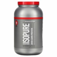 Isopure, Zero Carb 100% Whey Protein Isolate, 25g Protein Powder, Strawberries & Cream, 3 lb Perspective: Main
