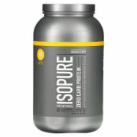 Isopure, Zero Carb 100% Whey Protein Isolate, 25g Protein Powder, Banana Cream, 3 lb Perspective: Main