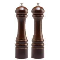 Chef Specialties 10102 10 Inch - 26cm ImperialWalnut Pepper Mill Salt Mill Set