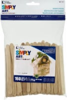 Loew-Cornell Woodsies Craft Sticks - Natural