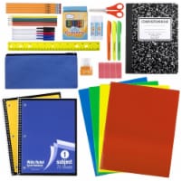 Trailmaker 2355525 School Supply Kit, Assorted Color - 45 Piece - Case of 12