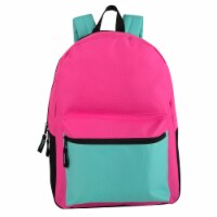 A.D. Sutton Girl's Color Block Bungee Backpack Perspective: Main