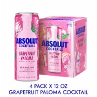 Absolut Grapefruit Paloma Ready To Drink Sparkling Cocktail Can Perspective: Main