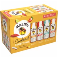 Malibu Ready to Drink Cocktail Variety Pack Cans Perspective: Main