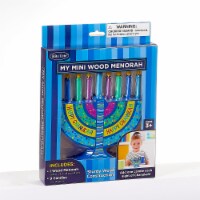 Rite Lite® My Mini Wood Menorah with Removable Wood Candles Perspective: Main