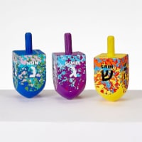 DREIDELS "SPLASH" WOOD LARGE Perspective: Main