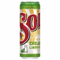 Sol Brewing Chelada Limón Y Sal Import Cerveza Beer